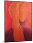 Orange Turban on Red-Lincoln Seligman-Mounted Giclee Print