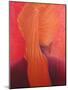 Orange Turban on Red-Lincoln Seligman-Mounted Giclee Print