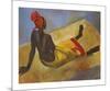 Orange Turban-Boscoe Holder-Mounted Premium Giclee Print