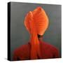 Orange Turban-Lincoln Seligman-Stretched Canvas