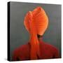 Orange Turban-Lincoln Seligman-Stretched Canvas