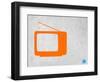 Orange Tv Vintage-NaxArt-Framed Art Print