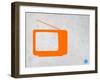 Orange Tv Vintage-NaxArt-Framed Art Print