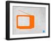 Orange Tv Vintage-NaxArt-Framed Art Print