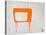 Orange Tv-NaxArt-Stretched Canvas