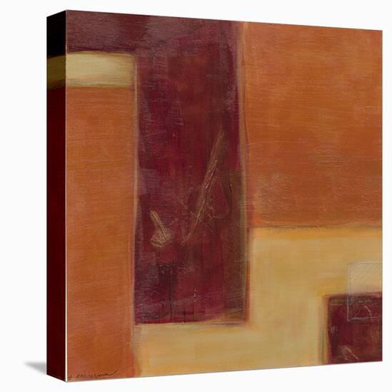 Orange Two-Step I-June Erica Vess-Stretched Canvas