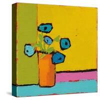 Orange Vase Bright-Phyllis Adams-Stretched Canvas