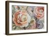 Orange & Violet Ranunculus-Lanie Loreth-Framed Premium Giclee Print