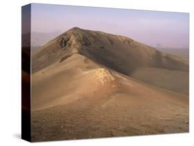 Orange Volcano Crater, Timanfaya National Park (Fire Mountains), Lanzarote, Canary Islands, Spain-Ken Gillham-Stretched Canvas