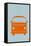 Orange VW Bus-NaxArt-Framed Stretched Canvas