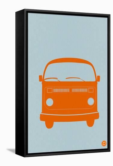 Orange VW Bus-NaxArt-Framed Stretched Canvas
