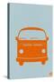 Orange VW Bus-NaxArt-Stretched Canvas
