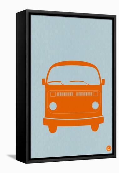 Orange VW Bus-NaxArt-Framed Stretched Canvas