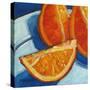 Orange Wedges-Patty Baker-Stretched Canvas