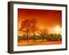 Orange World-Philippe Sainte-Laudy-Framed Premium Photographic Print