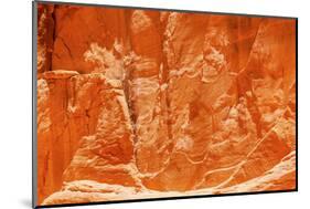 Orange Yellow Sandstone Rock Canyon Abstract Sand Dune Arch Arches National Park Moab Utah-BILLPERRY-Mounted Photographic Print