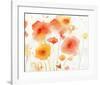 Orange Yellow-Sheila Golden-Framed Art Print