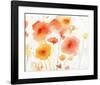 Orange Yellow-Sheila Golden-Framed Art Print