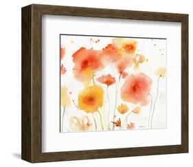 Orange Yellow-Sheila Golden-Framed Art Print