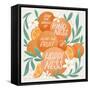 Orange Zest II-Gia Graham-Framed Stretched Canvas