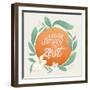 Orange Zest V-Gia Graham-Framed Art Print