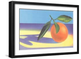 Orange-null-Framed Art Print