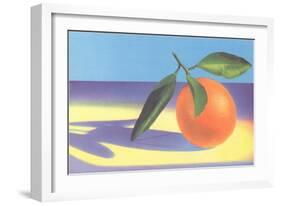 Orange-null-Framed Art Print