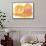 Orange-Wolf Heart Illustrations-Framed Stretched Canvas displayed on a wall