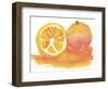 Orange-Wolf Heart Illustrations-Framed Giclee Print