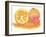 Orange-Wolf Heart Illustrations-Framed Giclee Print