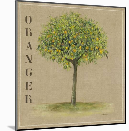 Oranger-M^E Merlin-Mounted Art Print