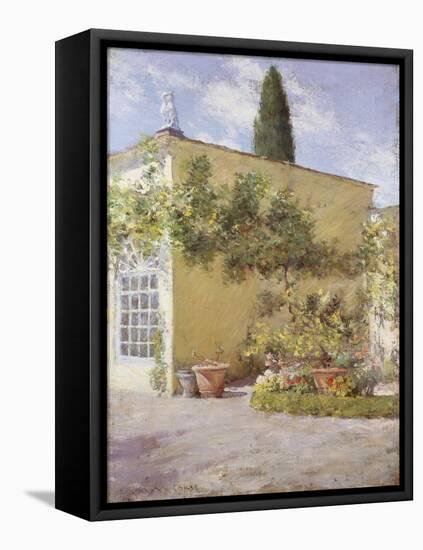 Orangerie of the Chase Villa, Florence, Italy-Thomas Jones Barker-Framed Stretched Canvas