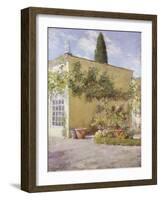 Orangerie of the Chase Villa, Florence, Italy-Thomas Jones Barker-Framed Giclee Print