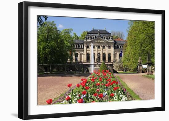 Orangery in the palace garden of Fulda, Hesse, Germany-null-Framed Art Print