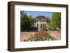 Orangery in the palace garden of Fulda, Hesse, Germany-null-Framed Art Print