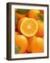 Oranges and Cut Orange, 1996-Norman Hollands-Framed Premium Photographic Print