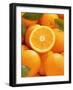 Oranges and Cut Orange, 1996-Norman Hollands-Framed Premium Photographic Print