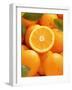 Oranges and Cut Orange, 1996-Norman Hollands-Framed Premium Photographic Print