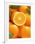 Oranges and Cut Orange, 1996-Norman Hollands-Framed Photographic Print