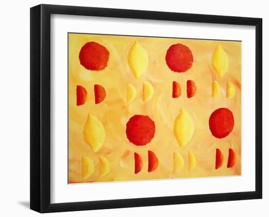 Oranges and Lemons, 2003-Julie Nicholls-Framed Giclee Print