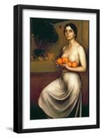 Oranges and Lemons-Julio Romero de Torres-Framed Giclee Print