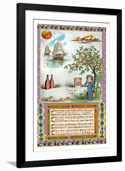 Oranges and Lemons-Walter Crane-Framed Art Print