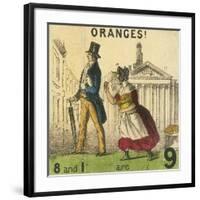 Oranges!, Cries of London, C1840-TH Jones-Framed Giclee Print