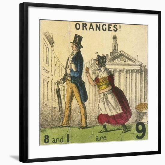 Oranges!, Cries of London, C1840-TH Jones-Framed Giclee Print