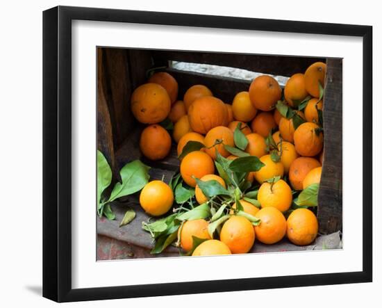 Oranges for Sale in the Souk, Fes, Morocco-null-Framed Photographic Print