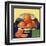 Oranges in Bowl - Citrus Crate Label-Lantern Press-Framed Art Print