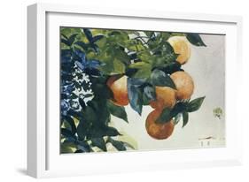 Oranges on a Branch, 1885-Winslow Homer-Framed Giclee Print