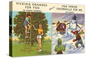Oranges Versus Snowballs-null-Stretched Canvas