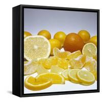 Oranges-null-Framed Stretched Canvas