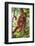 Orangutan and Baby Swinging in the Trees-DLILLC-Framed Photographic Print